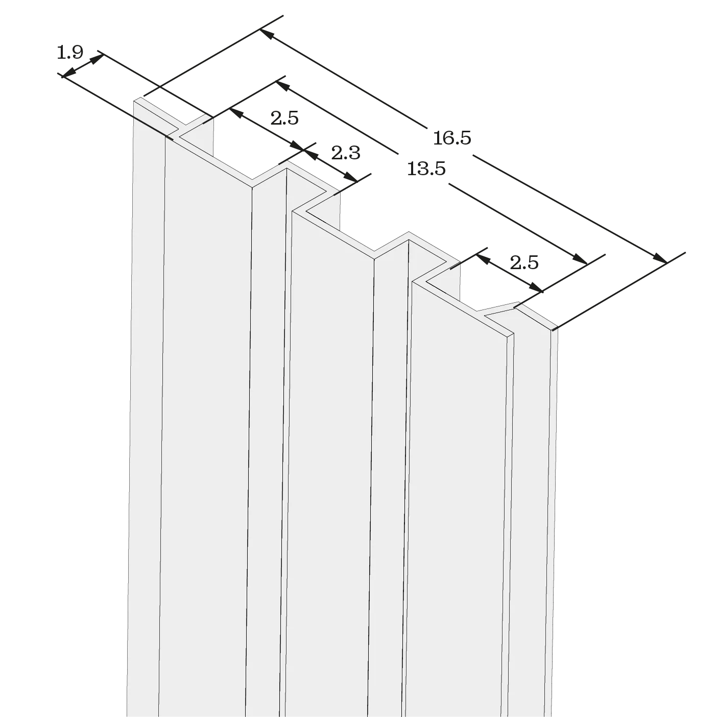 Dimensiones técnicas del producto